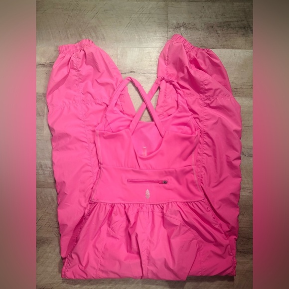 Free People Righteous Onesie pink jumpsuit FP Movement - Picture 3 of 4